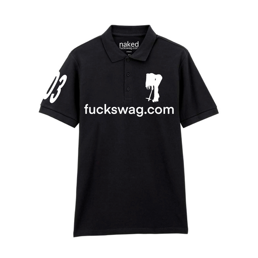“fuckswag.com” Polo T-shirt (Black)