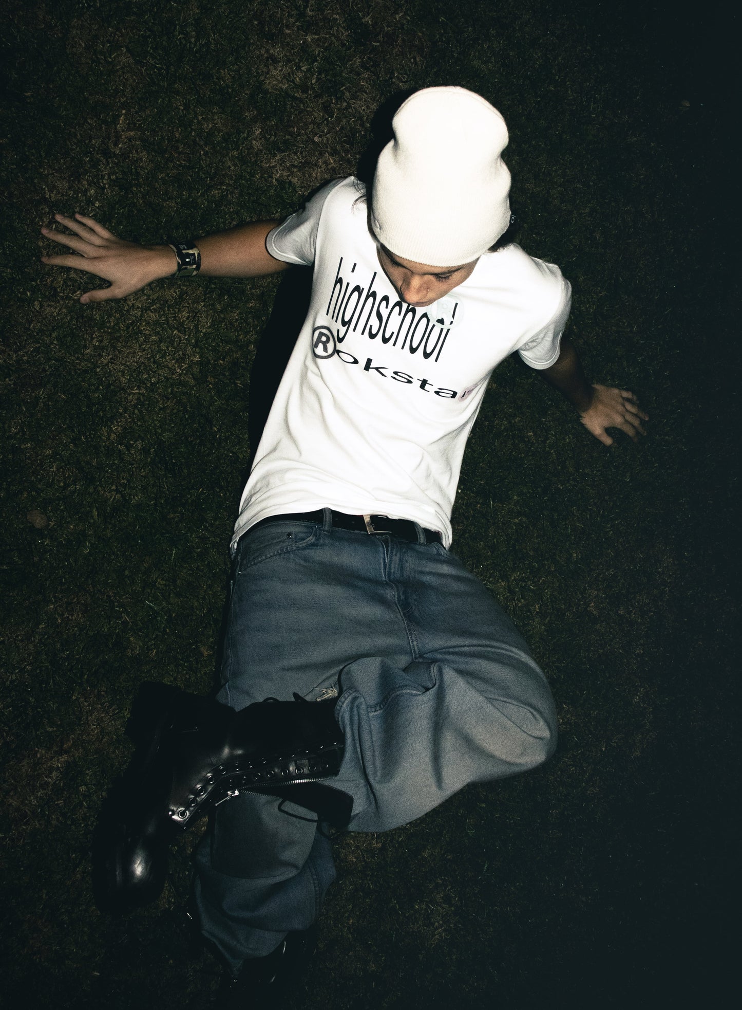 H-ROKSTAR WHITE T-SHIRT